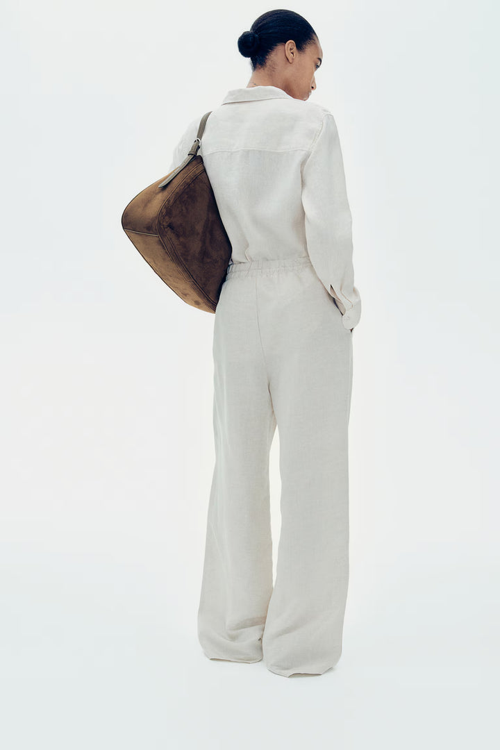 H&M Linen-Blend Pants