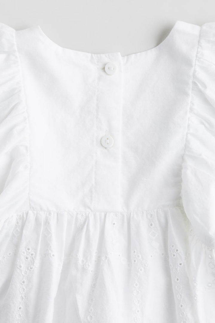 H&M Blouse with Eyelet Embroidery