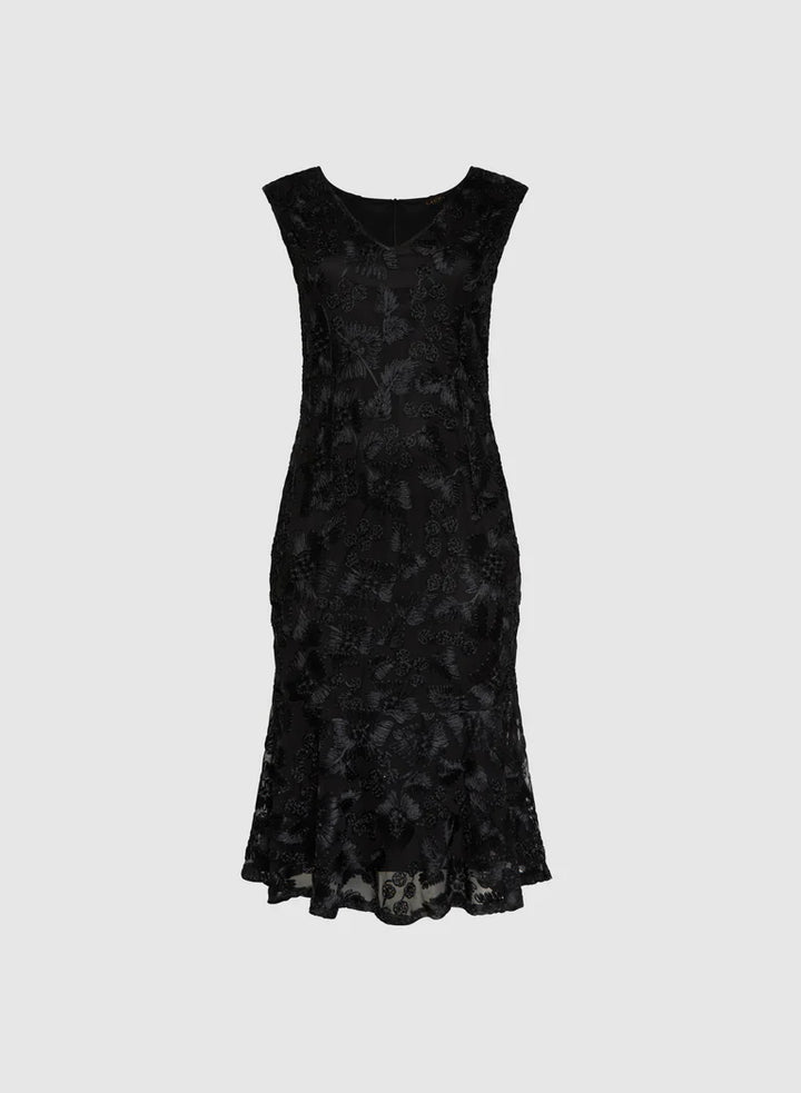 LAURA Soutache Lace Embroidered Dress