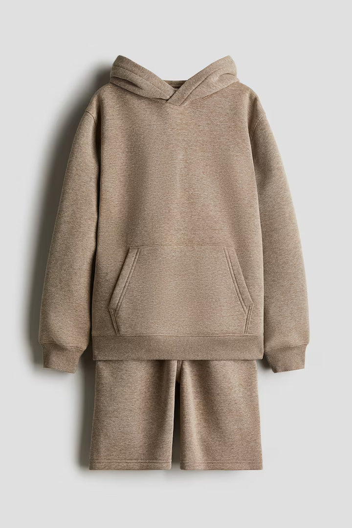 H&M 2-piece Sweatshirt Hoodie and Sweatshorts Set