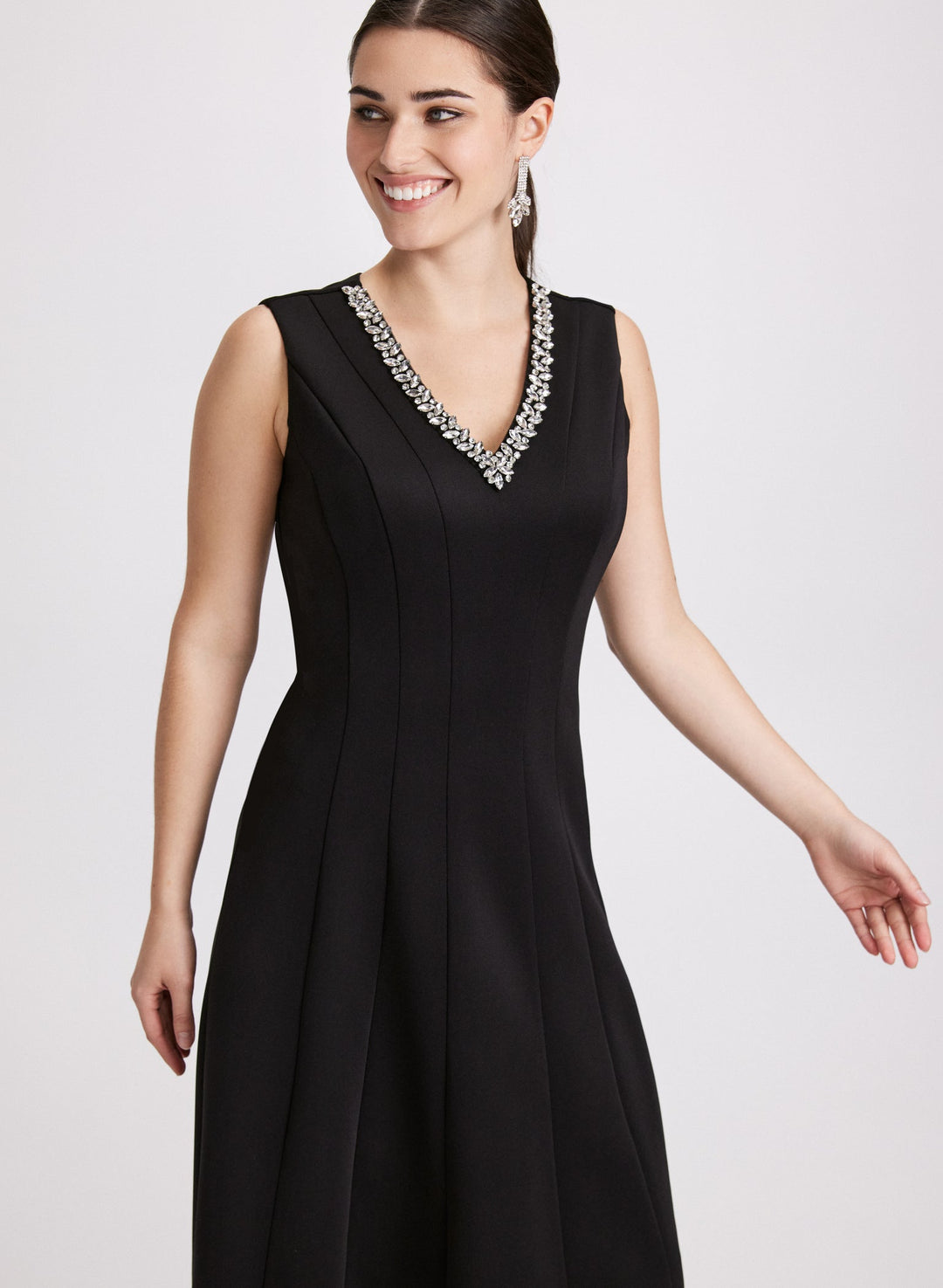 LAURA Scuba Midi Dress