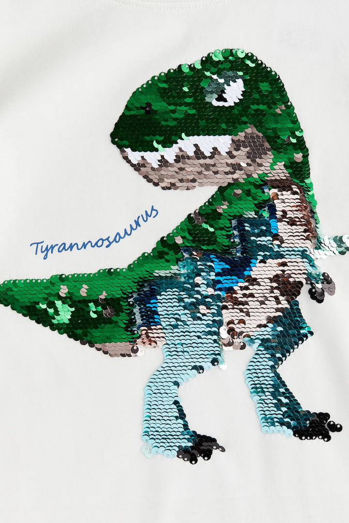 H&M Reversible-sequin T-shirt