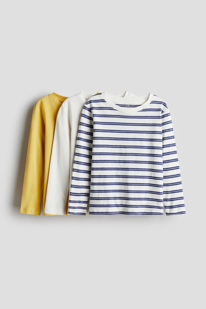 H&M 3-pack Long-sleeved T-shirts