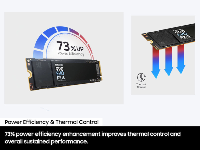 Samsung 990 EVO Plus 2 TB SSD Gen4 NVMe™ M.2