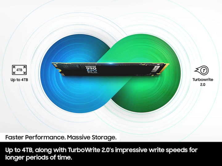 Samsung 990 EVO Plus 4 TB SSD Gen4 NVMe™ M.2