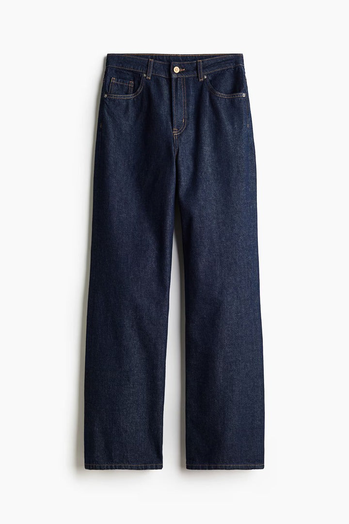 H&M Bleecker High Rise Wide Leg Jeans