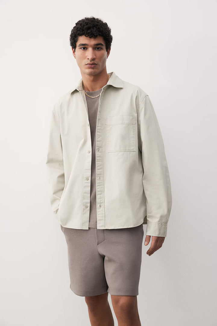 H&M Regular-Fit Twill Overshirt