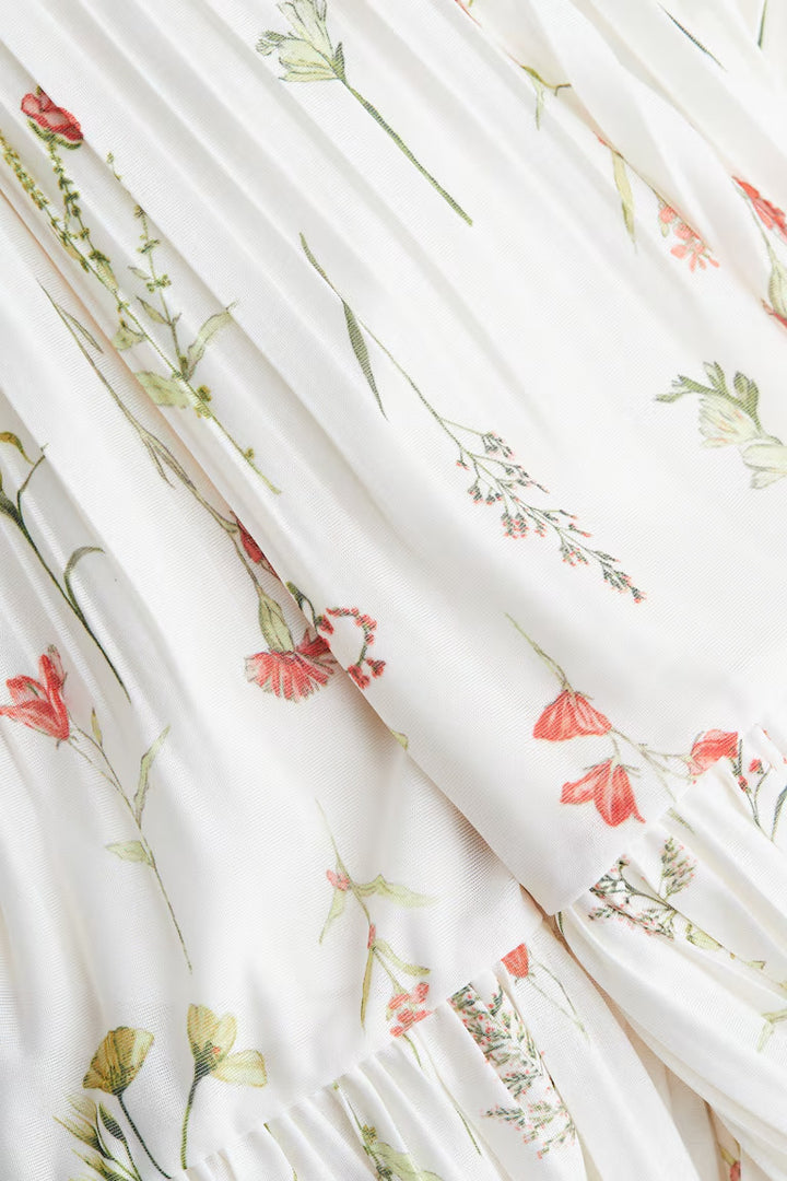 H&M PLEATED MAXI SKIRT