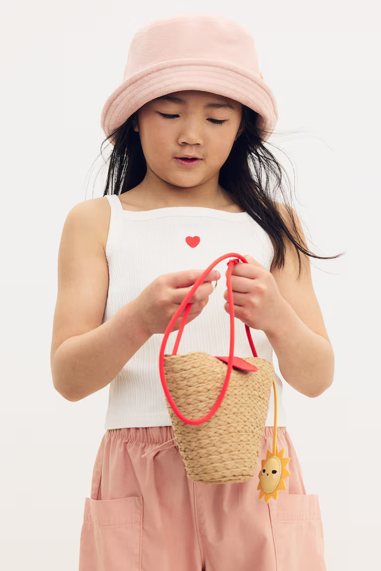 H&M Embroidered-Detail Strappy Top