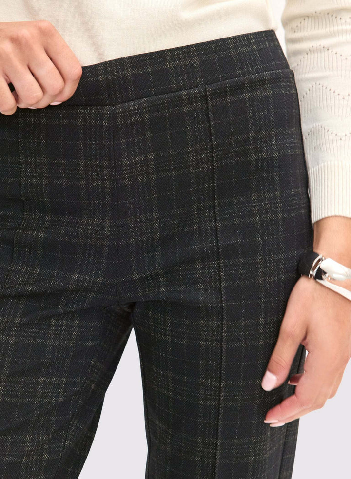 LAURA Sofia Plaid Print Pants - Short