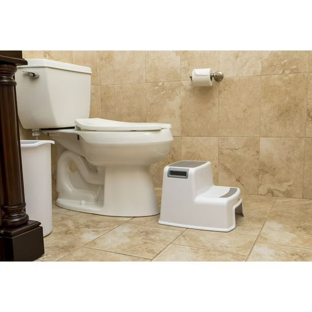 Dreambaby® 2-Up Step Stool - Grey/White