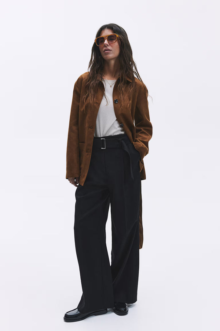 H&M Wide Pants with Belt