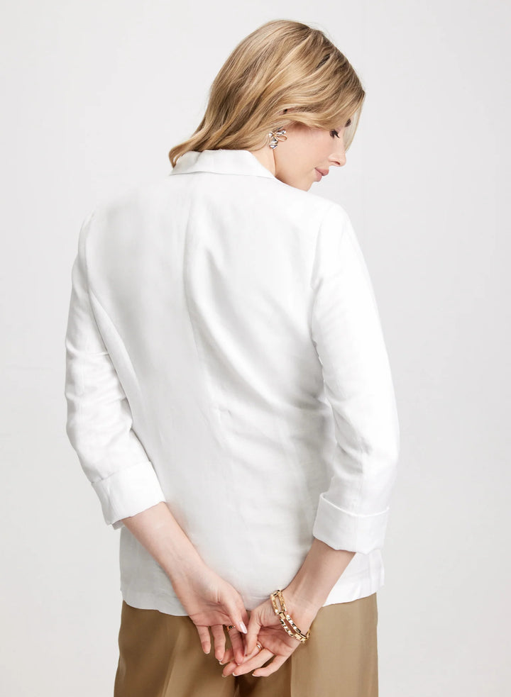 LAURA Linen-Blend Blazer