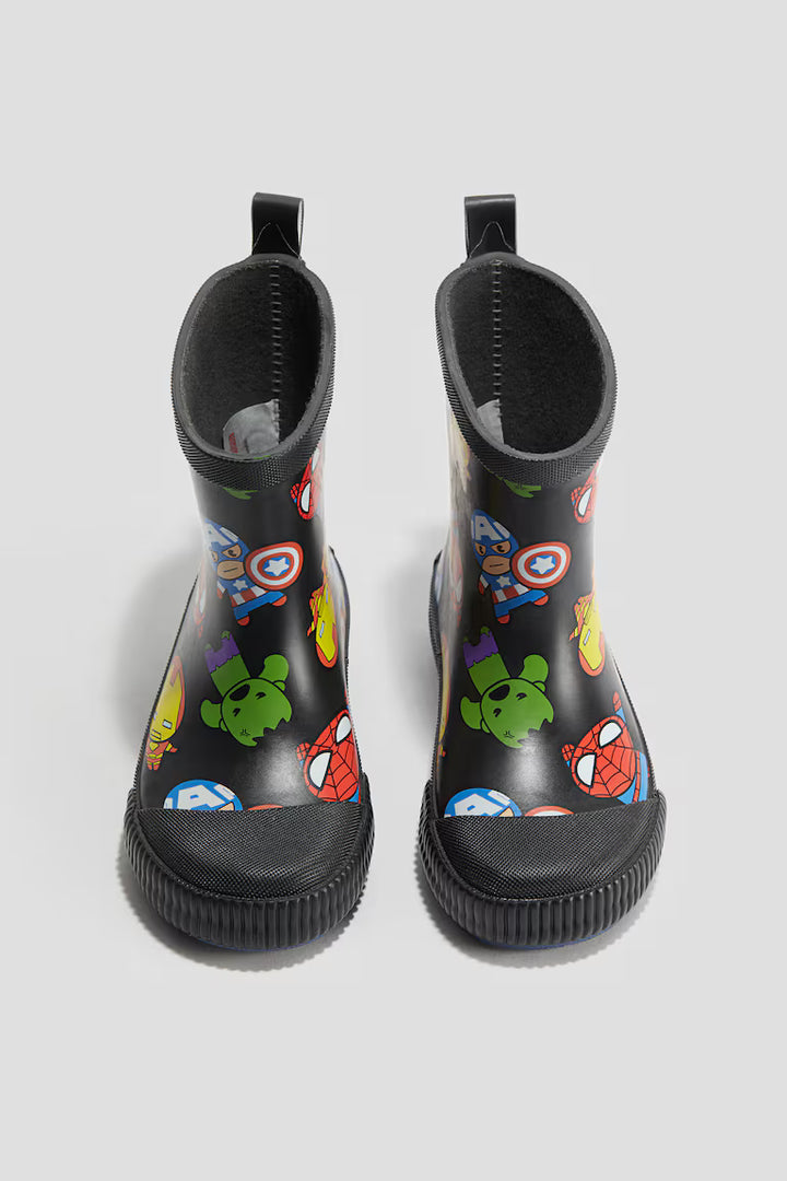H&M Printed Rubber Boots