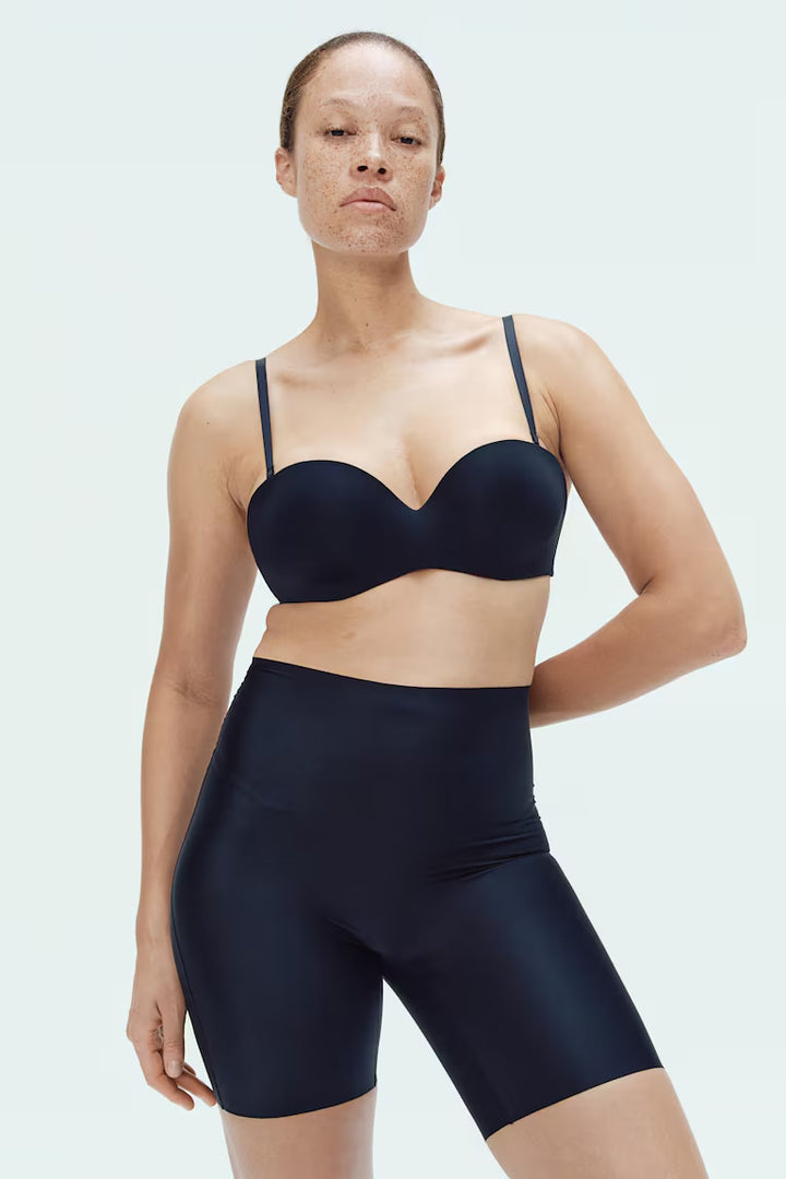 H&M 2-PACK NO-SHOW LIGHT SHAPING BIKERS