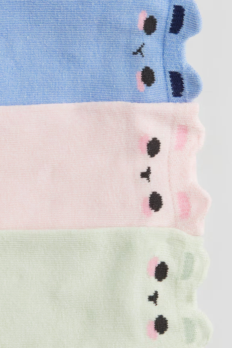 H&M 7-PACK ANKLE SOCKS