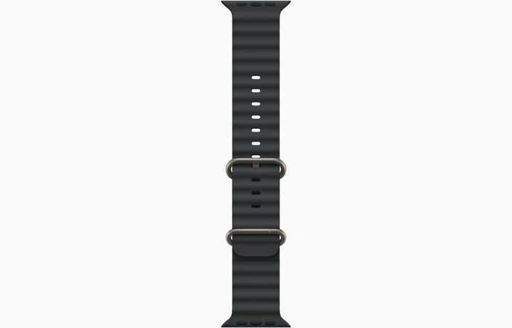 Apple Watch Ultra 2 GPS + Cellular, 49mm Natural Titanium Case with Ice Blue Ocean Band