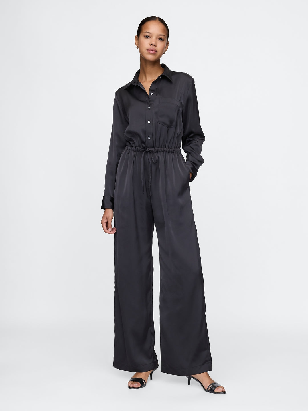 Gap Recycled Satin Jumpsuit
