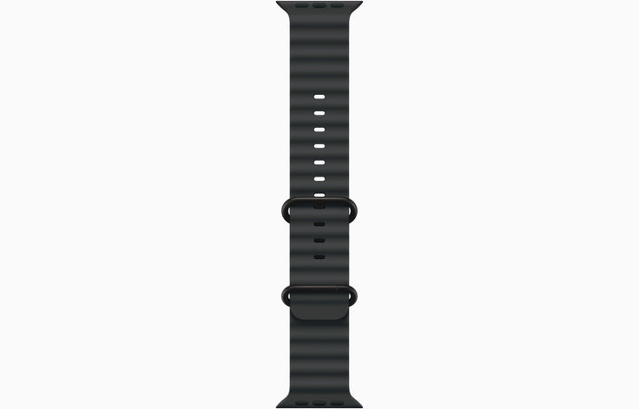 Apple Watch Ultra 2 GPS + Cellular, 49mm Black Titanium Case with Ice Blue Ocean Band