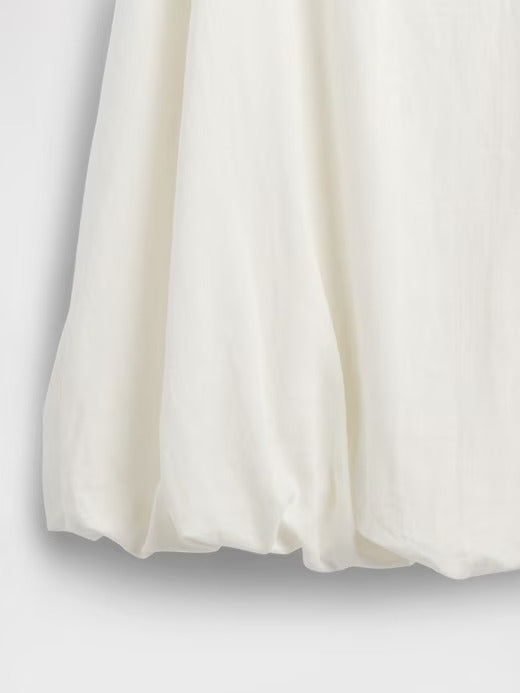Gap Linen-Blend Mini Bubble Dress