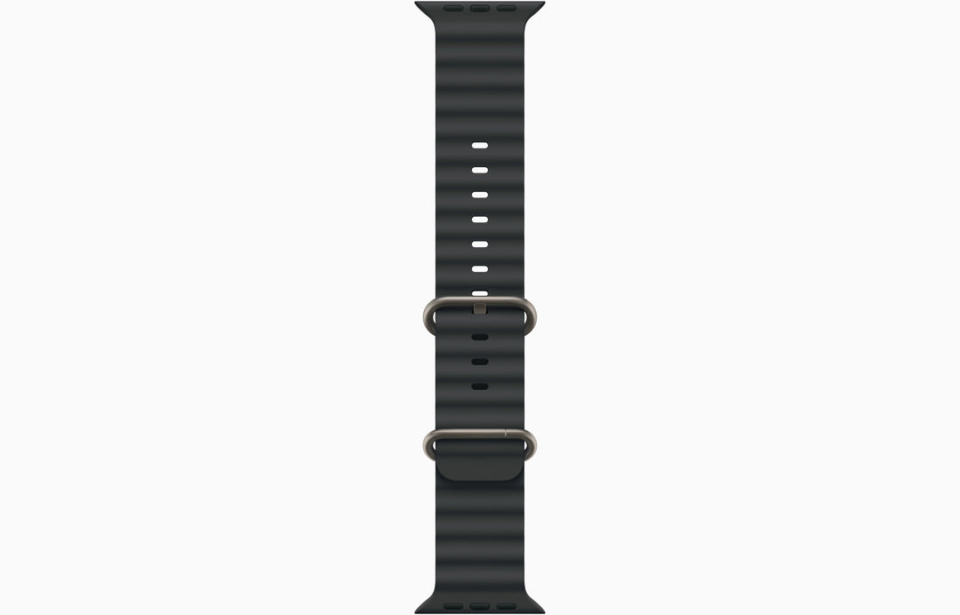 Apple Watch Ultra 2 GPS + Cellular, 49mm Natural Titanium Case with Ice Blue Ocean Band