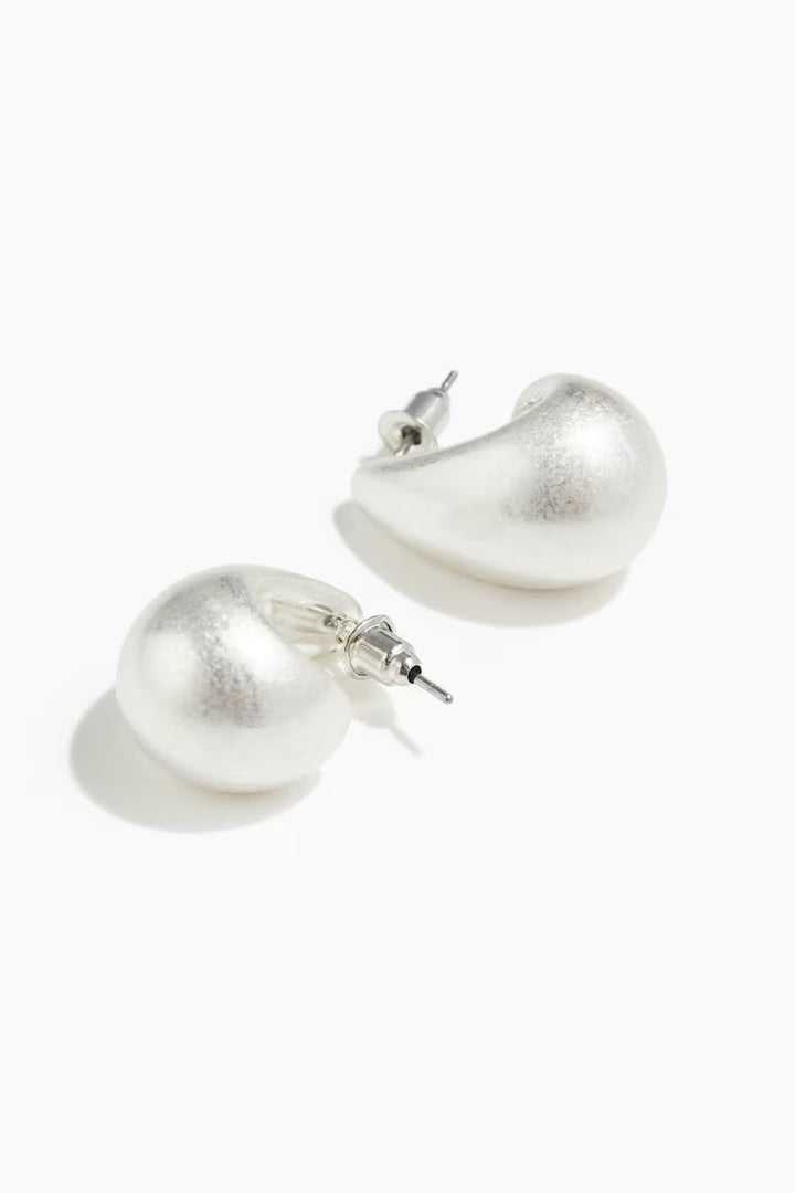 H&M CHUNKY DOME EARRINGS