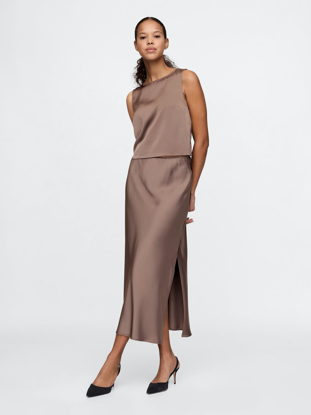 Gap Recycled Satin Shell Tank