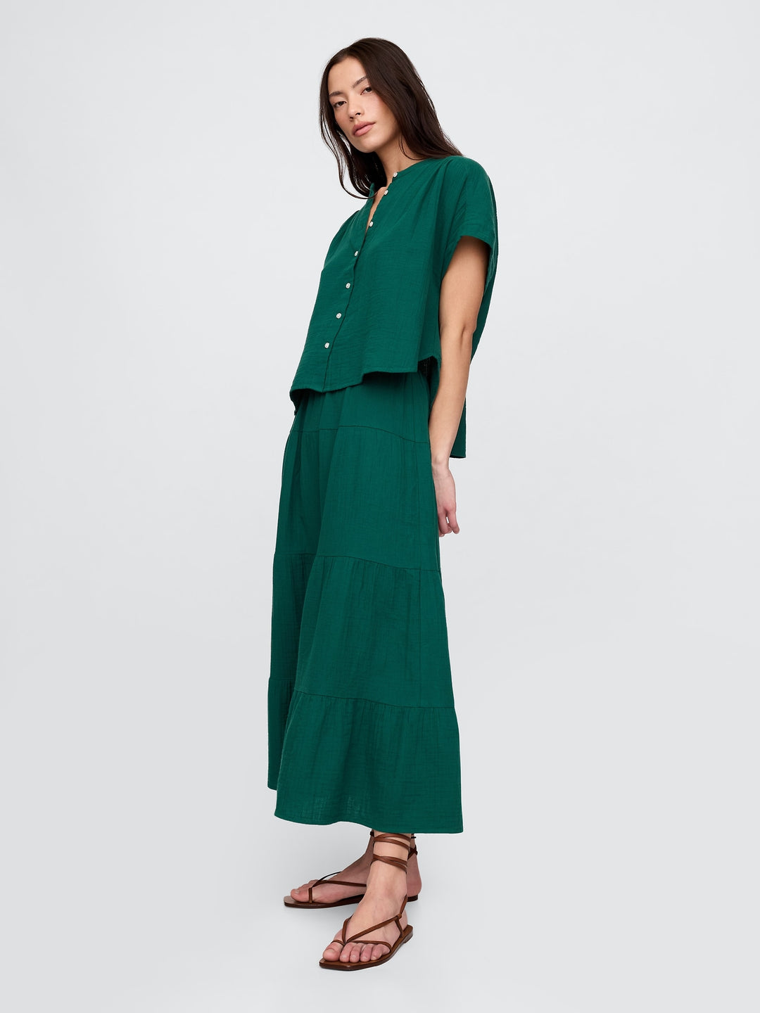 Gap Crinkle Gauze Dolman Shirt