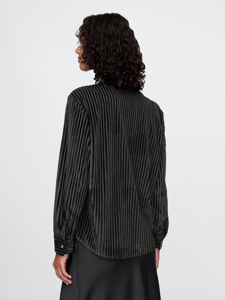 Gap Velvet Relaxed Shirt