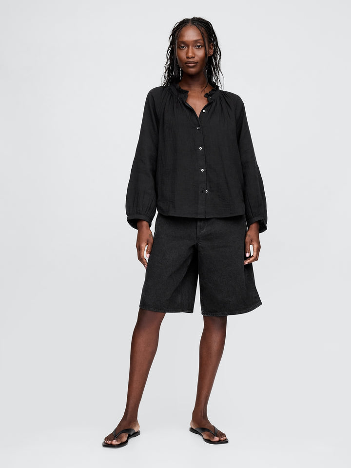 Gap Crinkle Gauze Shirt