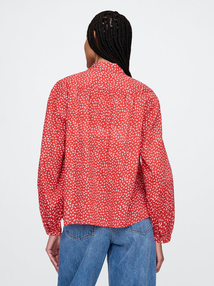 Gap Relaxed Button-Front Shirt