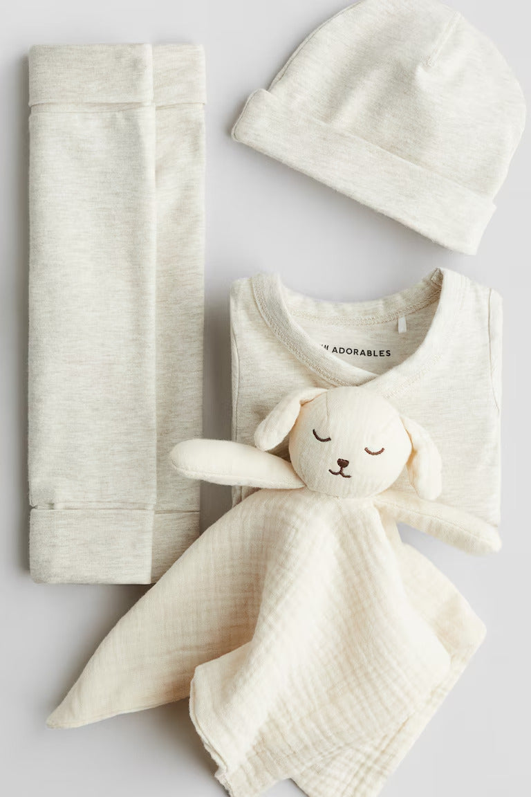 H&M 4-PIECE COTTON GIFT BOX SET