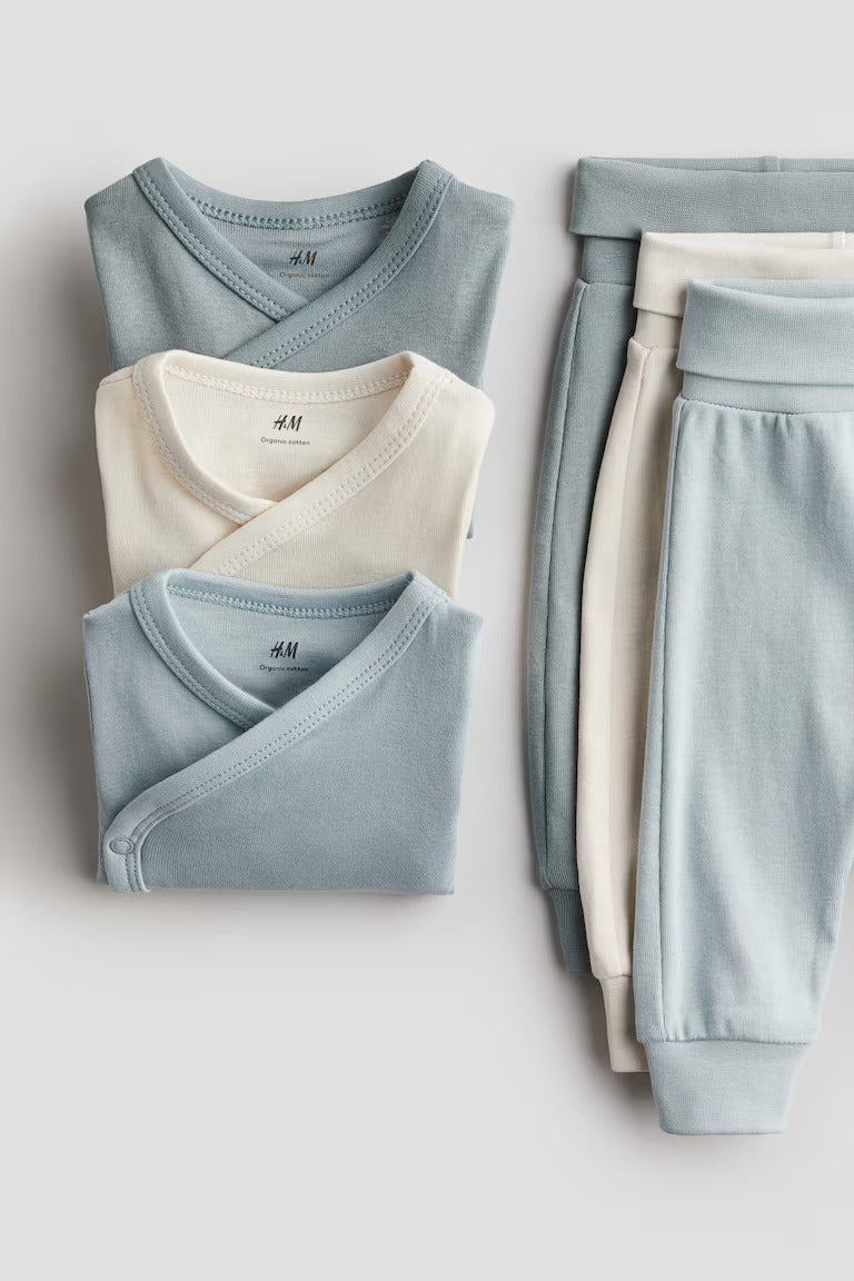 H&M 6-PIECE BODYSUIT AND PANTS SET