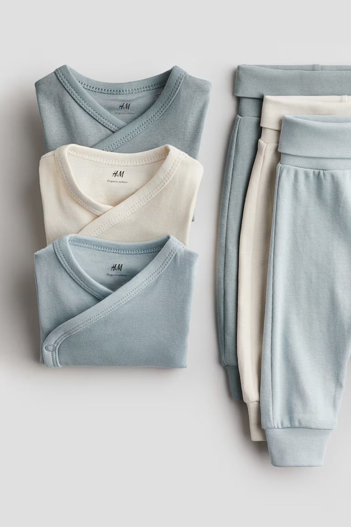 H&M 6-PIECE BODYSUIT AND PANTS SET