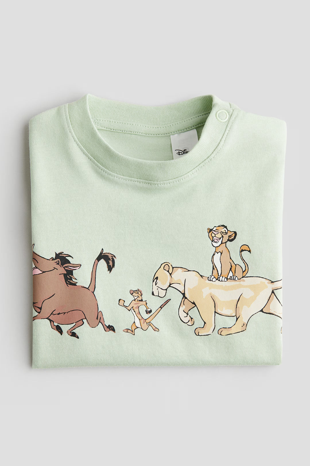 H&M Cotton T-Shirt with Printed Motif
