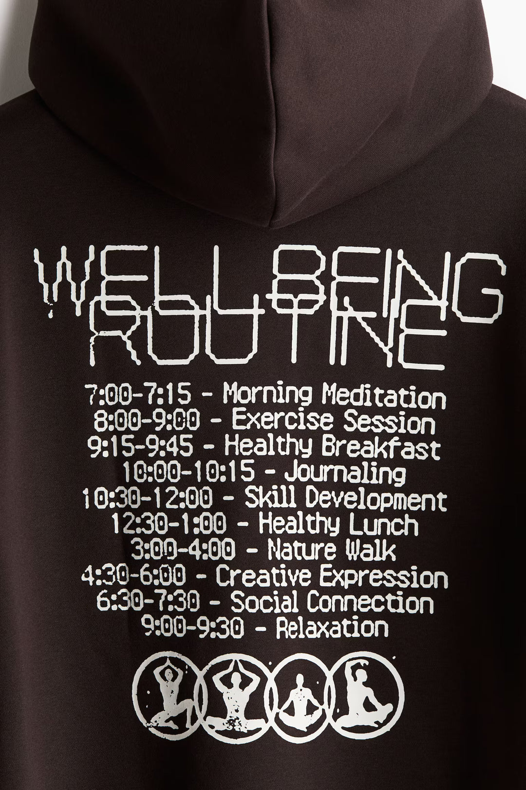 H&M Loose Fit Printed Hoodie