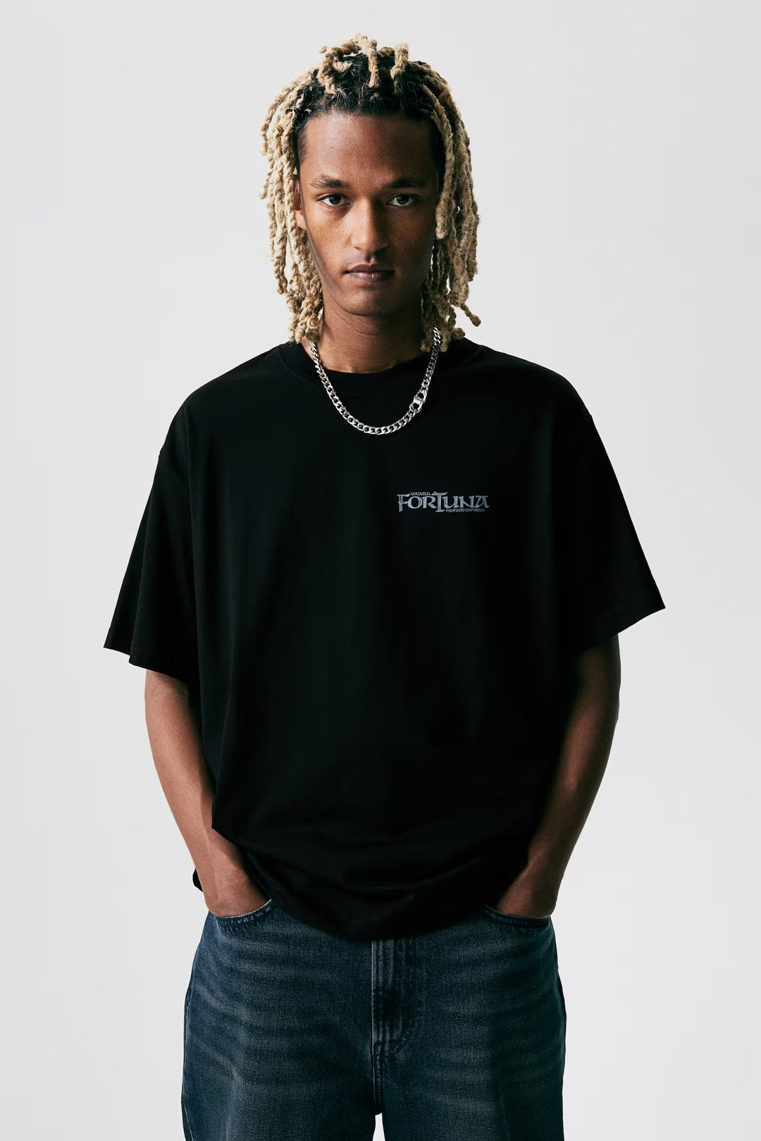 H&M Loose Fit Printed T-shirt