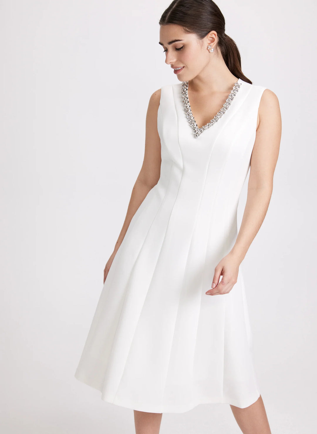 LAURA Scuba Midi Dress