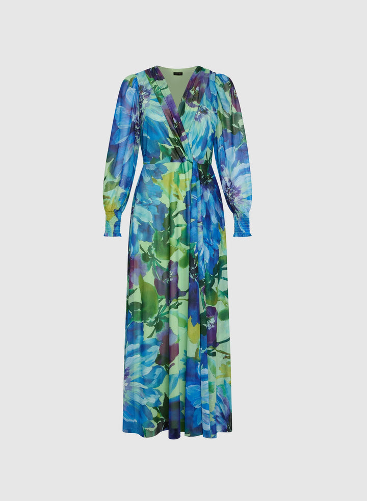 LAURA Floral Chiffon Dress