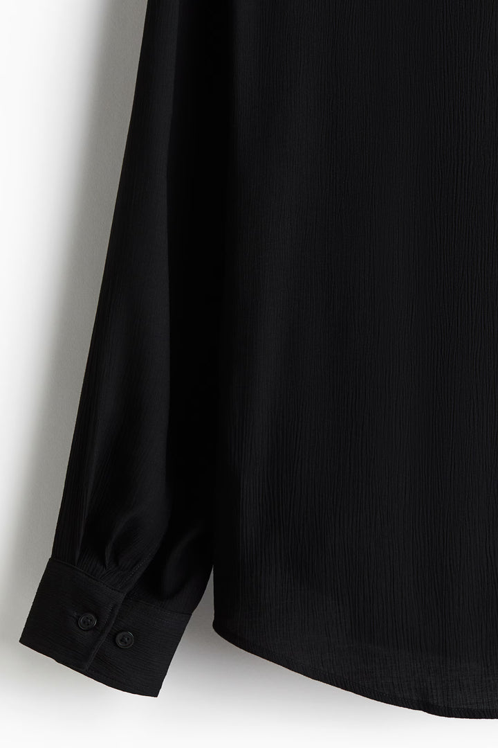 H&M Regular-Fit Crinkled Shirt