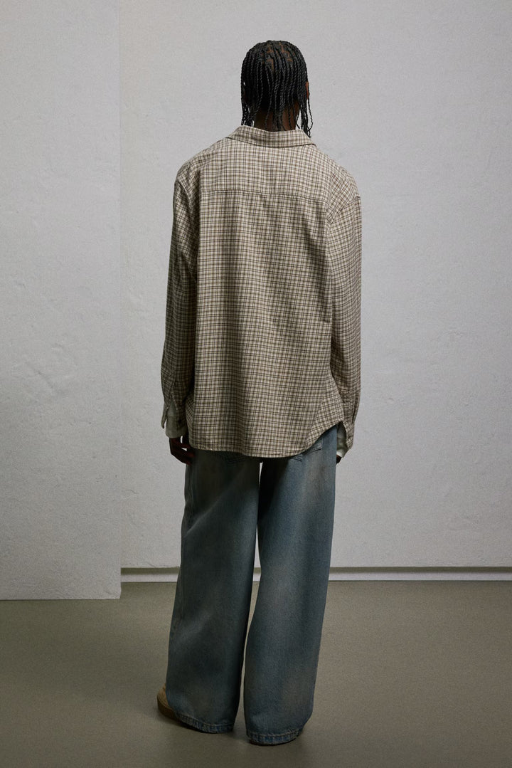 H&M Loose-Fit Flannel Shirt