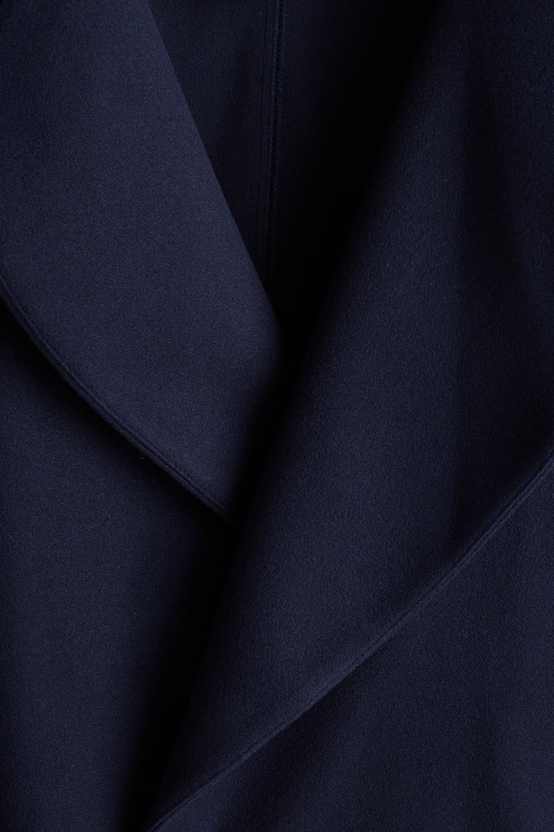 H&M Felted Jacket with Shawl Collar