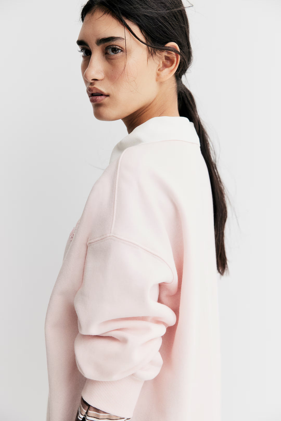 H&M Sweatshirt with Text Motif