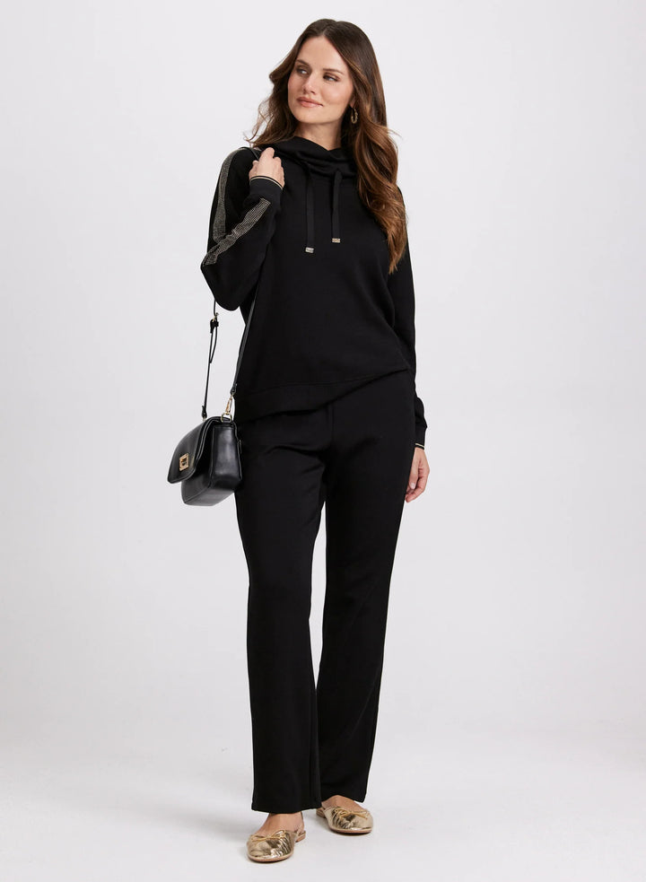 LAURA Raised Cowl Neck Top