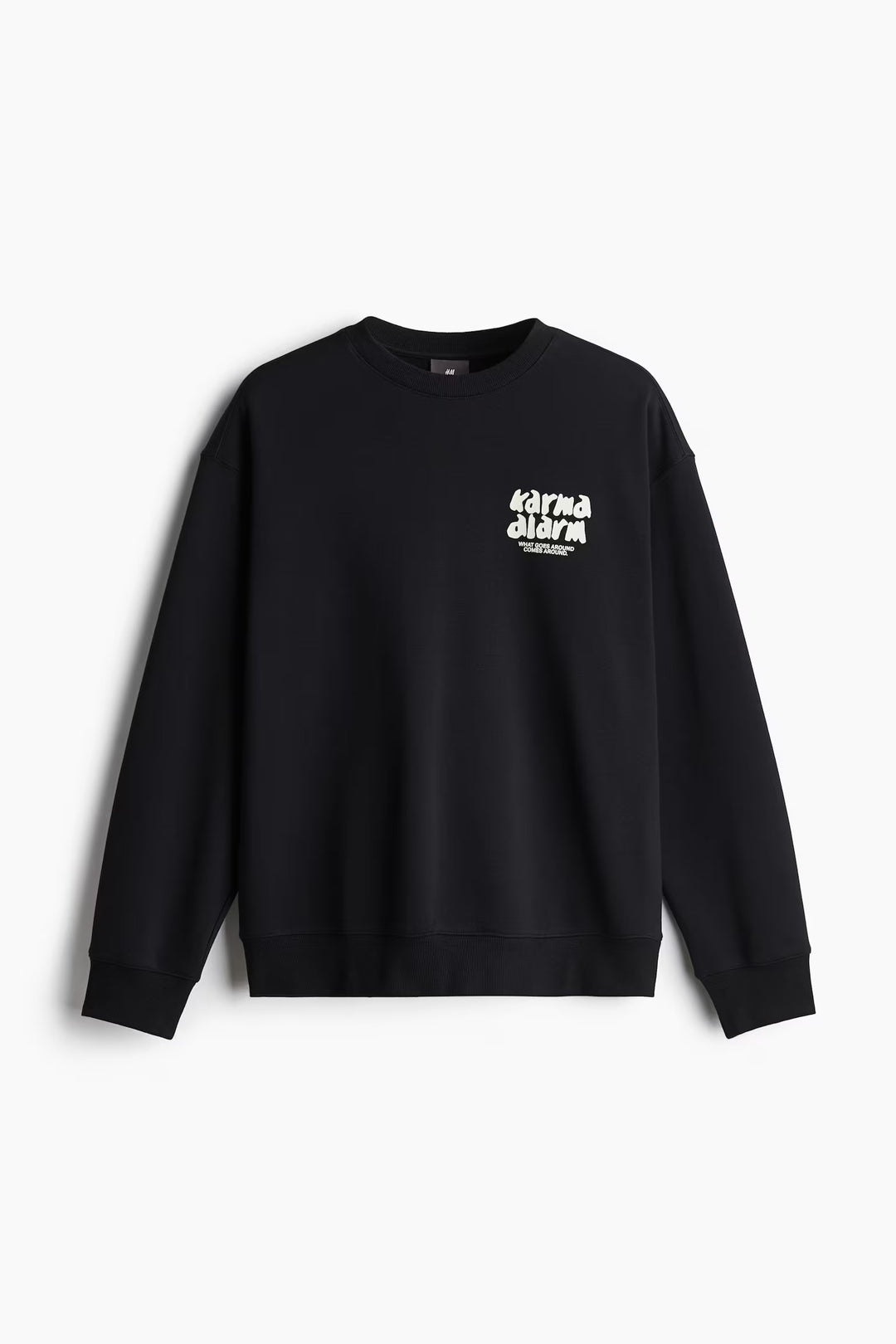 H&M Loose Fit Printed Sweatshirt