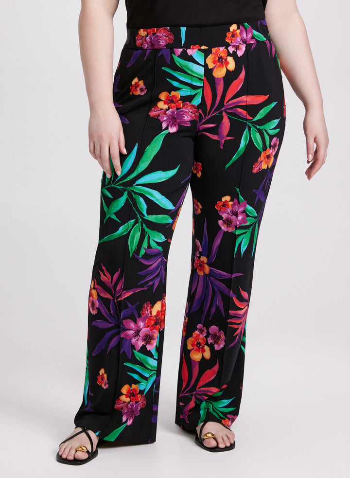 LAURA Joseph Ribkoff - Leaf Print Pants