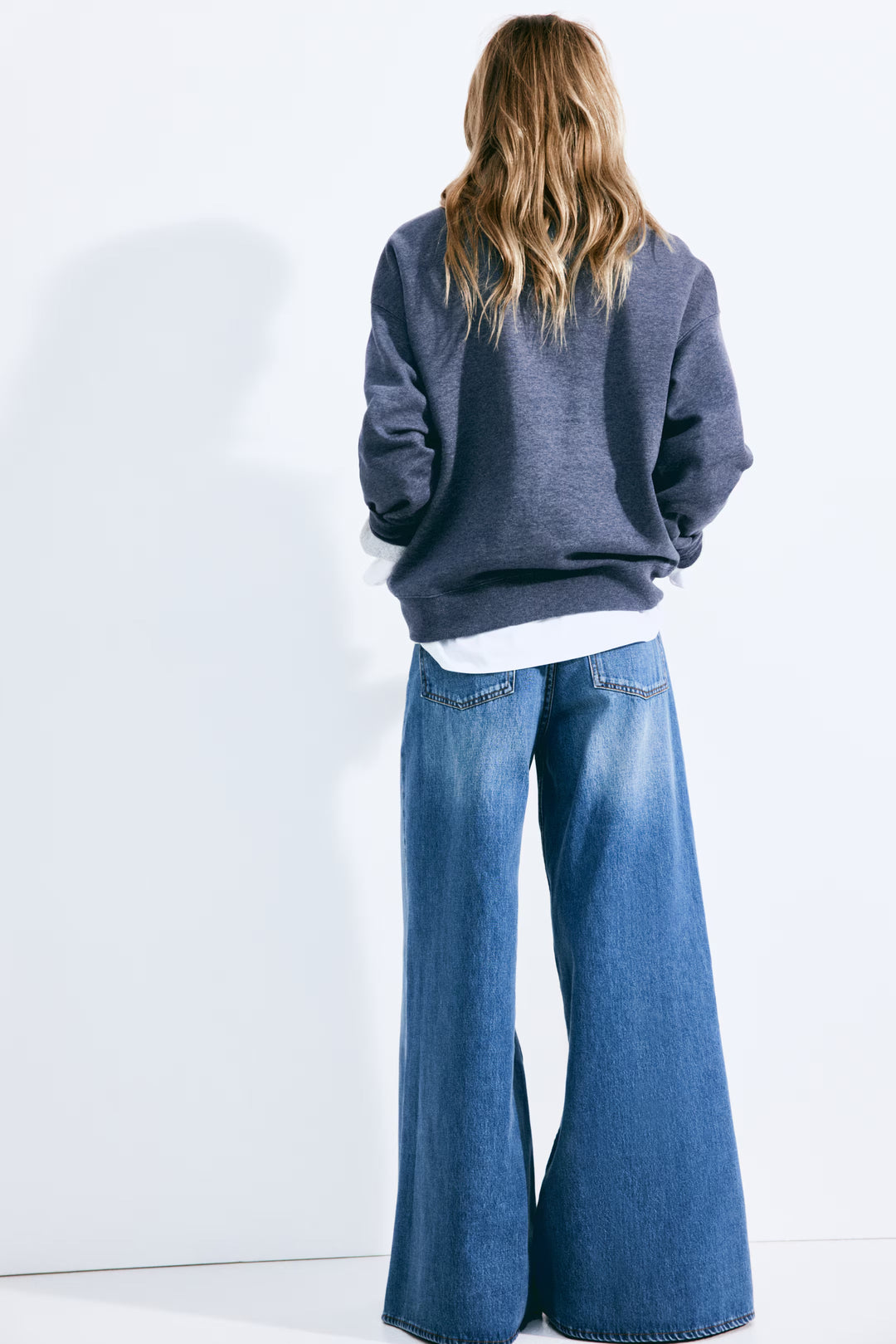 H&M Sweatshirt with Text Motif