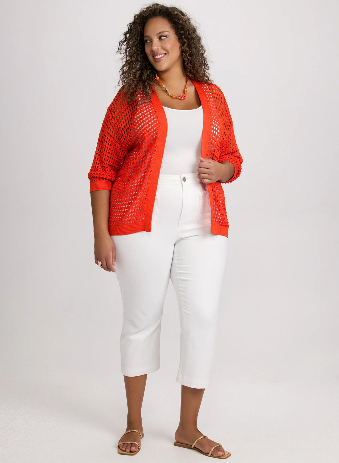 LAURA Open Knit Cardigan