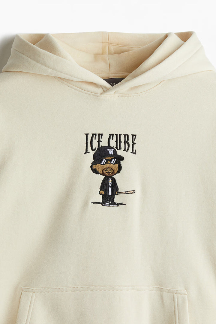 H&M Oversized Fit Printed Hoodie