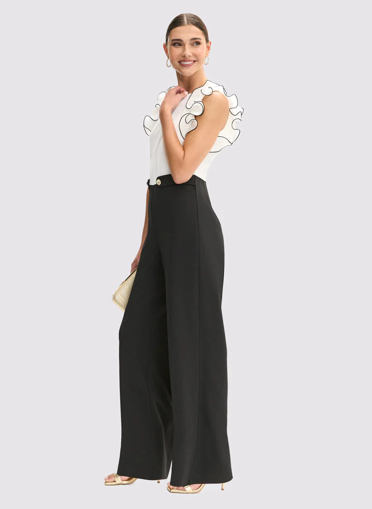 LAURA Sleeveless Wide-Leg Jumpsuit